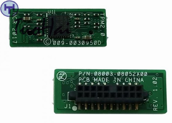 0090030950 Assemblée de carte PCB de lancement de rangée du module 1.27mm des pièces TPM 2,0 d'atmosphère de NCR 009-0030950